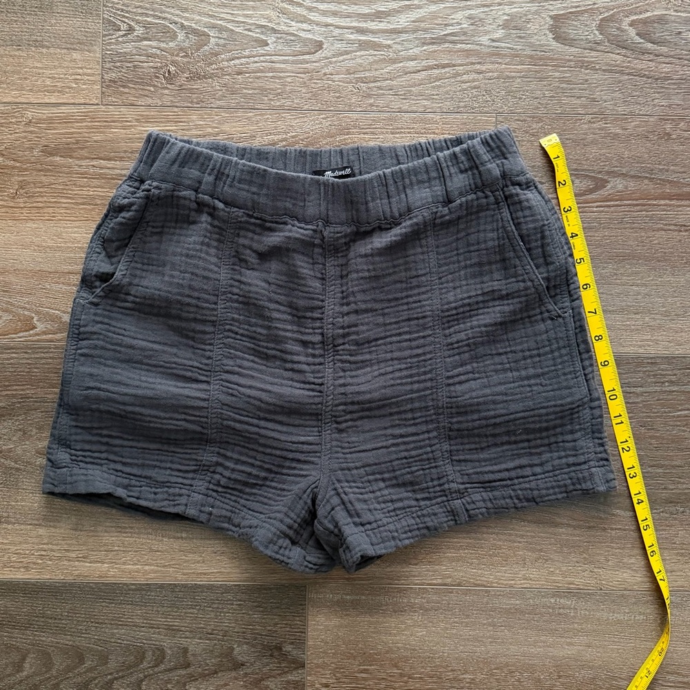 Madewell High Waist Charcoal Shorts